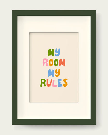 Rainbow/Dark Green+mount
