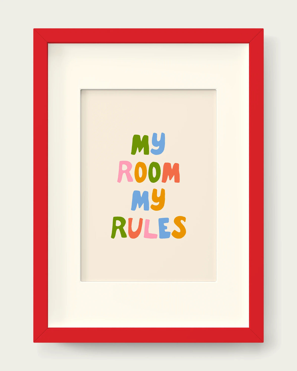 Rainbow/Red+mount