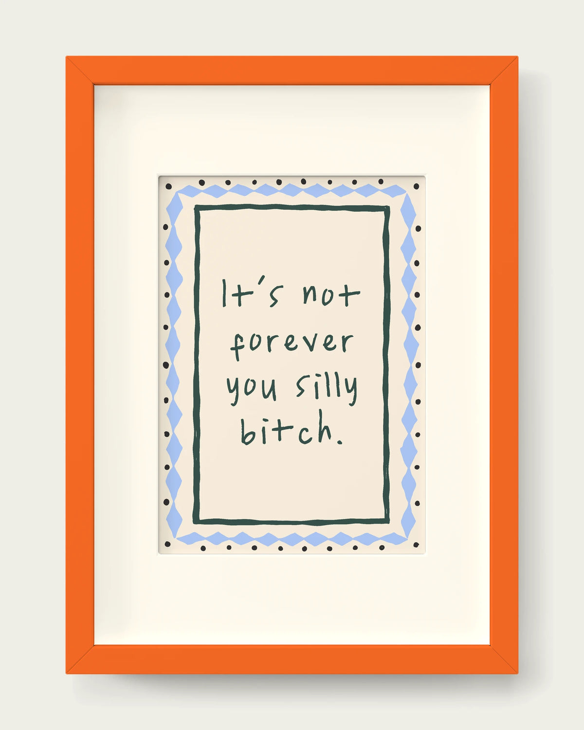 Cornflower/Orange+mount