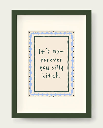 Cornflower/Dark Green+mount