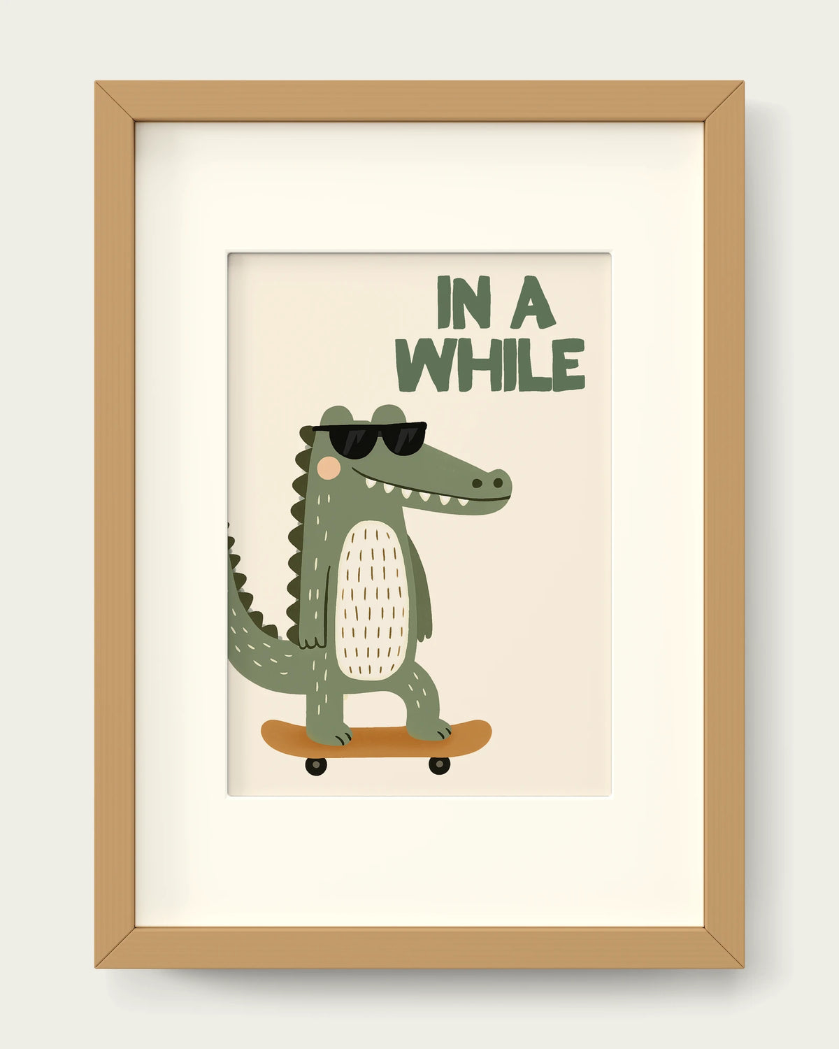 Olive-Green/Oak+mount