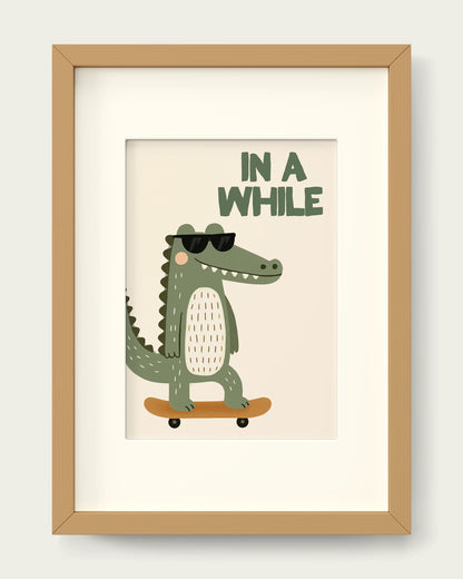 Olive-Green/Oak+mount
