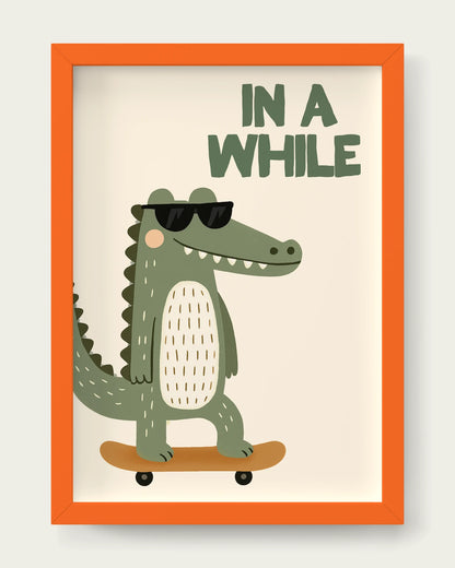 Olive-Green/Orange