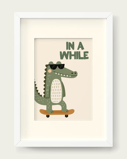 Olive-Green/White+mount