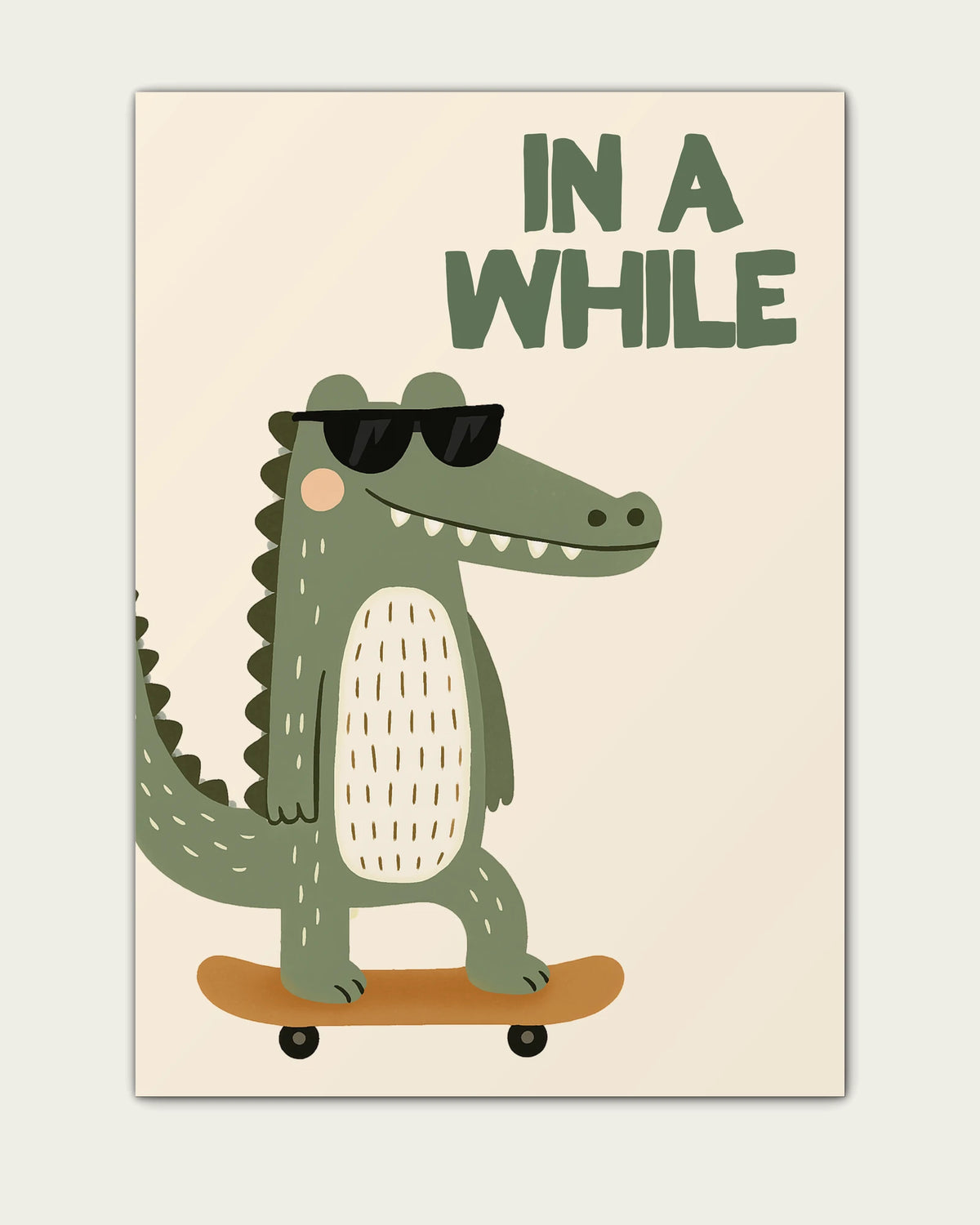 Olive-Green/Unframed