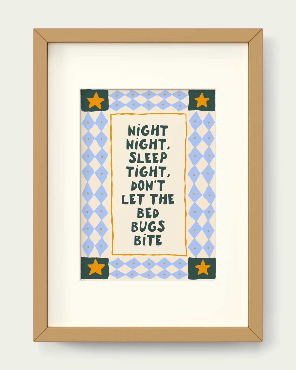 Cornflower-&-Mustard/Oak+mount
