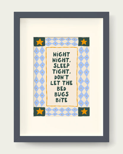 Cornflower-&-Mustard/Dark Grey+mount