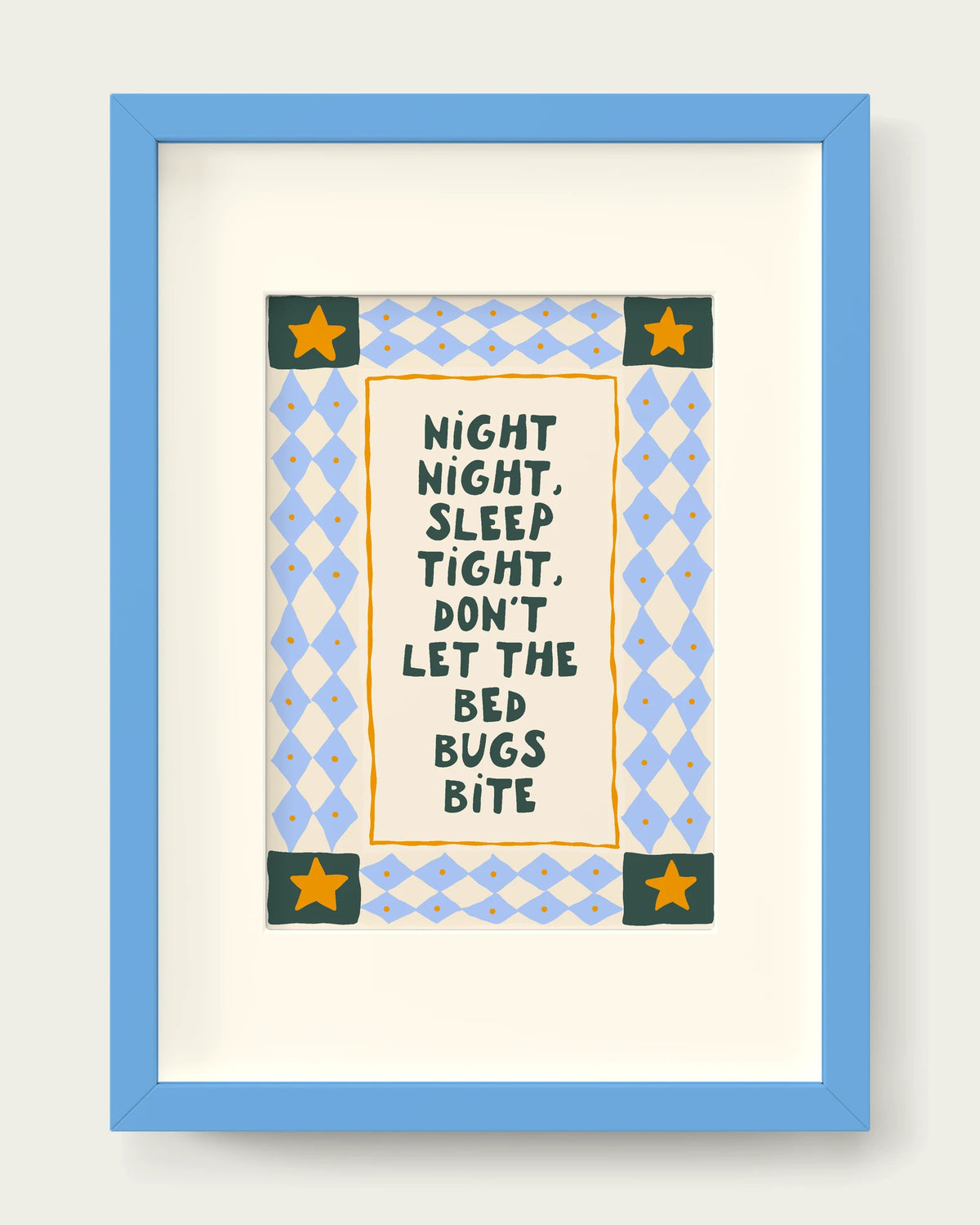 Cornflower-&-Mustard/Sky Blue+mount