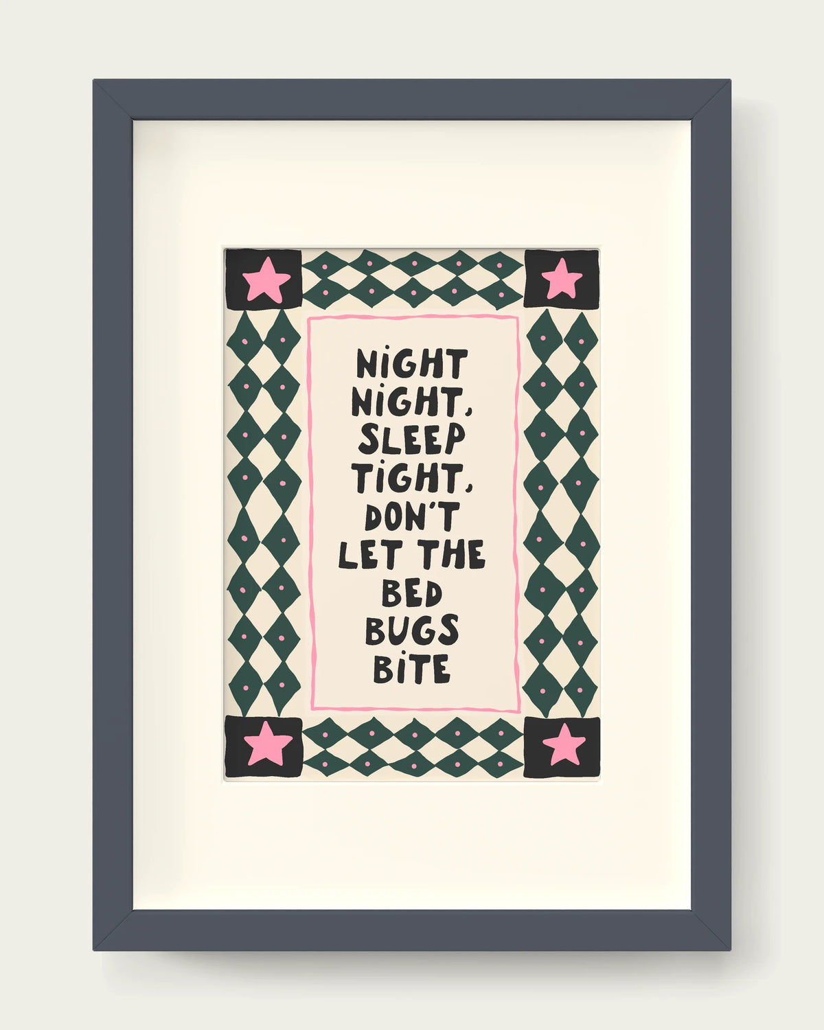 Forest-Green-&-Blush-Pink/Dark Grey+mount