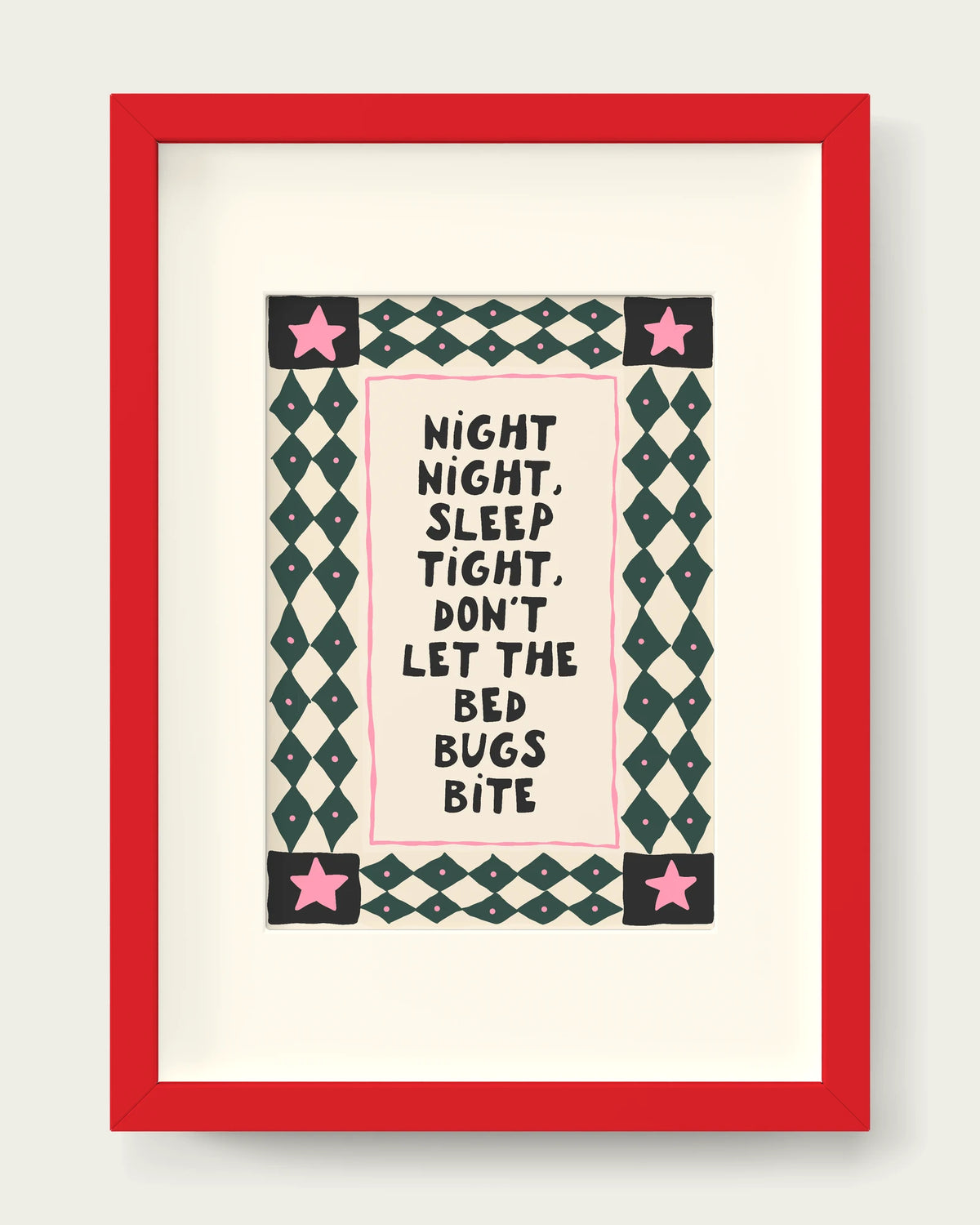 Forest-Green-&-Blush-Pink/Red+mount