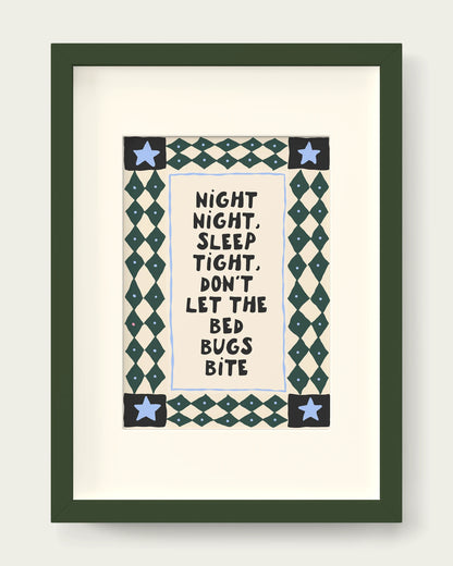 Forest-Green-&-Cornflower/Dark Green+mount