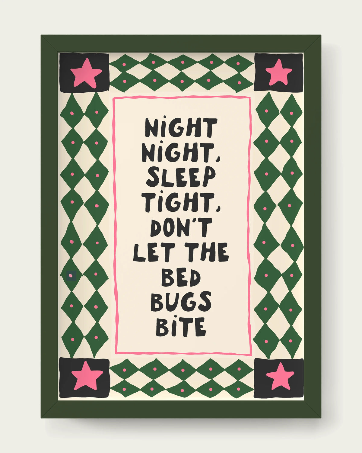 Hunter-Green-&-Watermelon/Dark Green