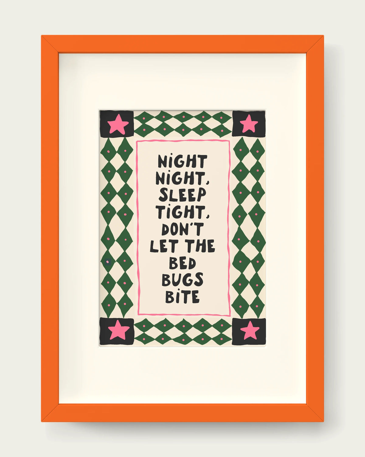 Hunter-Green-&-Watermelon/Orange+mount