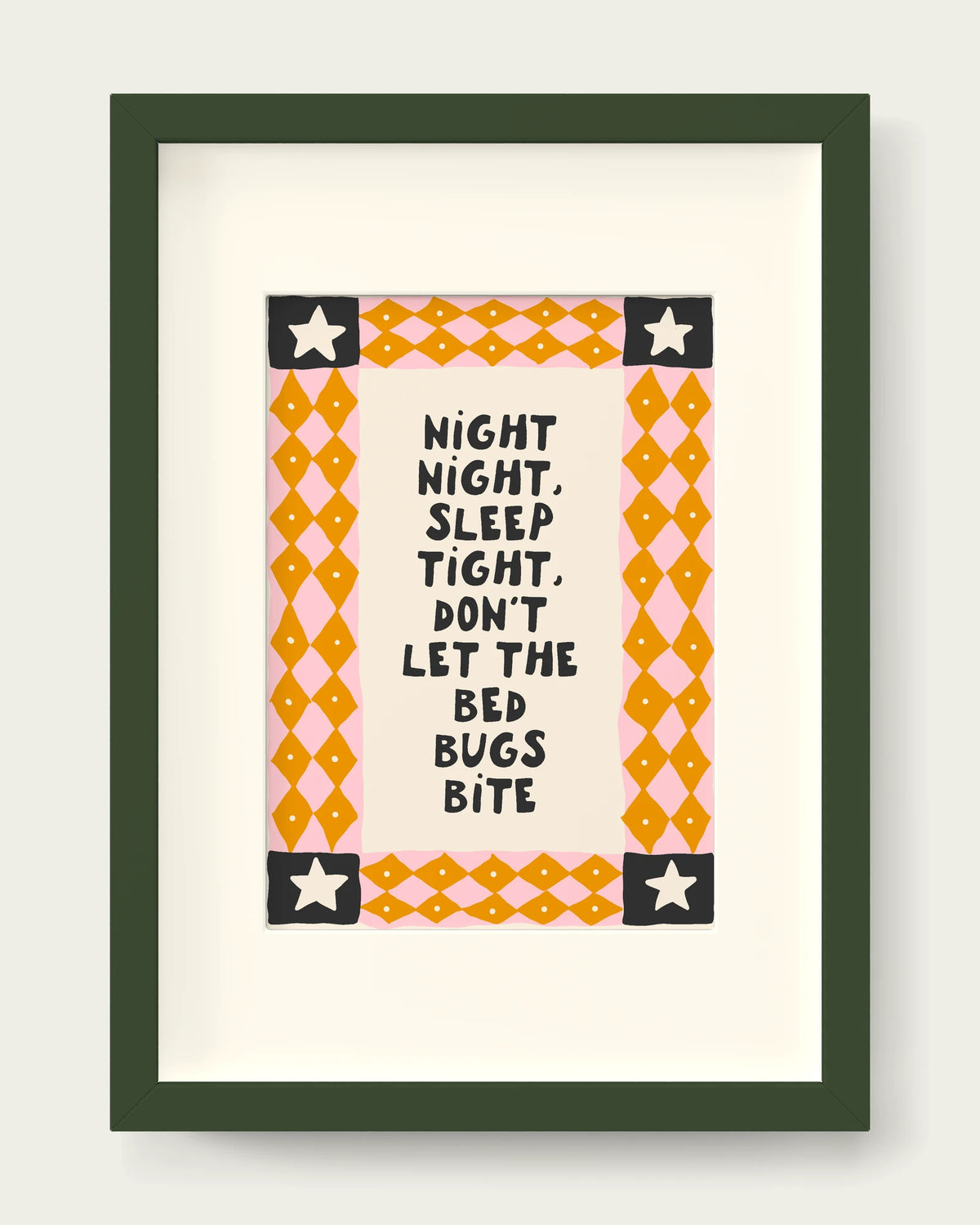 Mustard-&-Milkshake/Dark Green+mount
