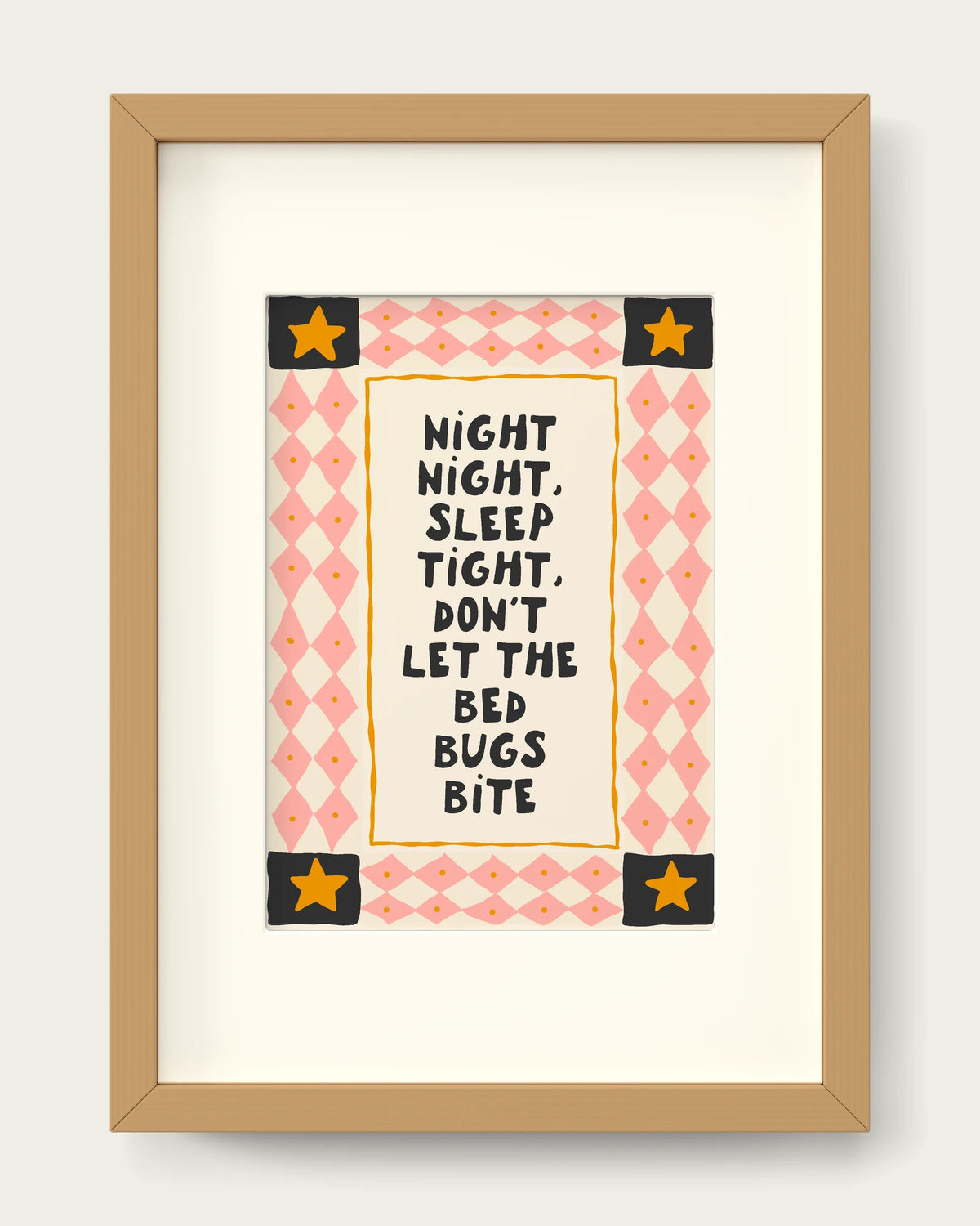 Peach-&-Charcoal/Oak+mount