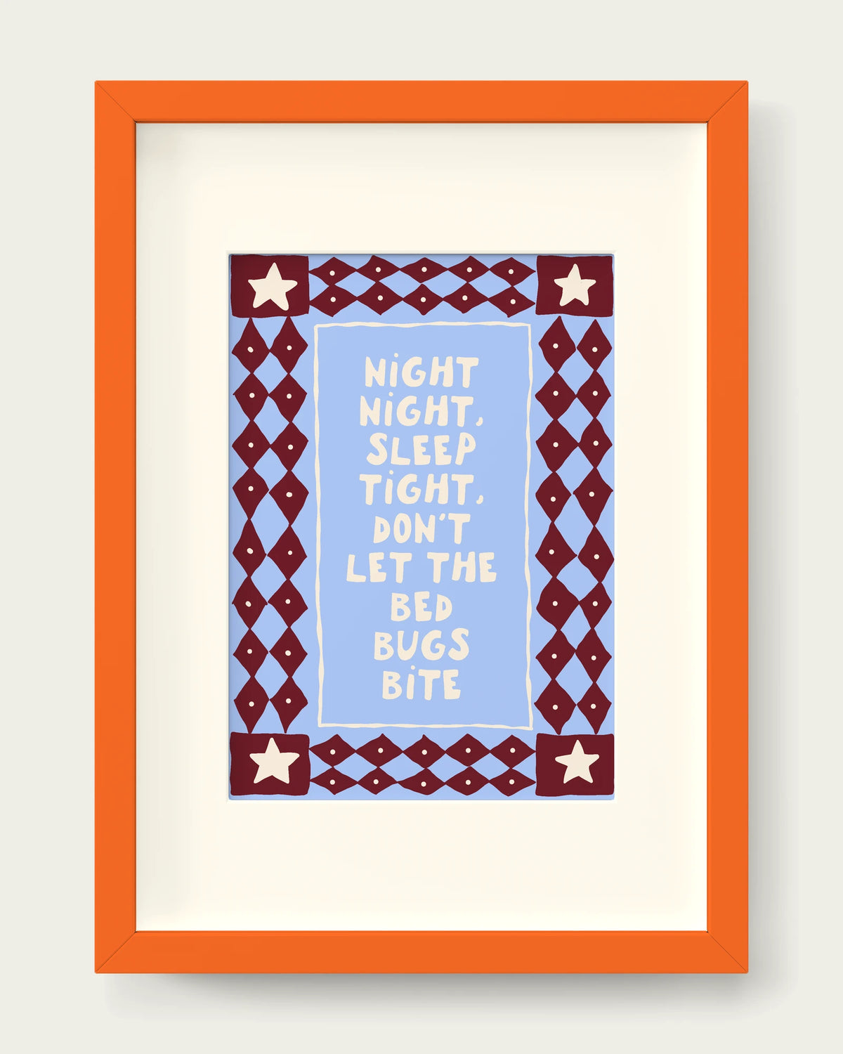 Plum-&-Cornflower/Orange+mount