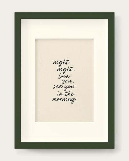 Black-&-Cream/Dark Green+mount