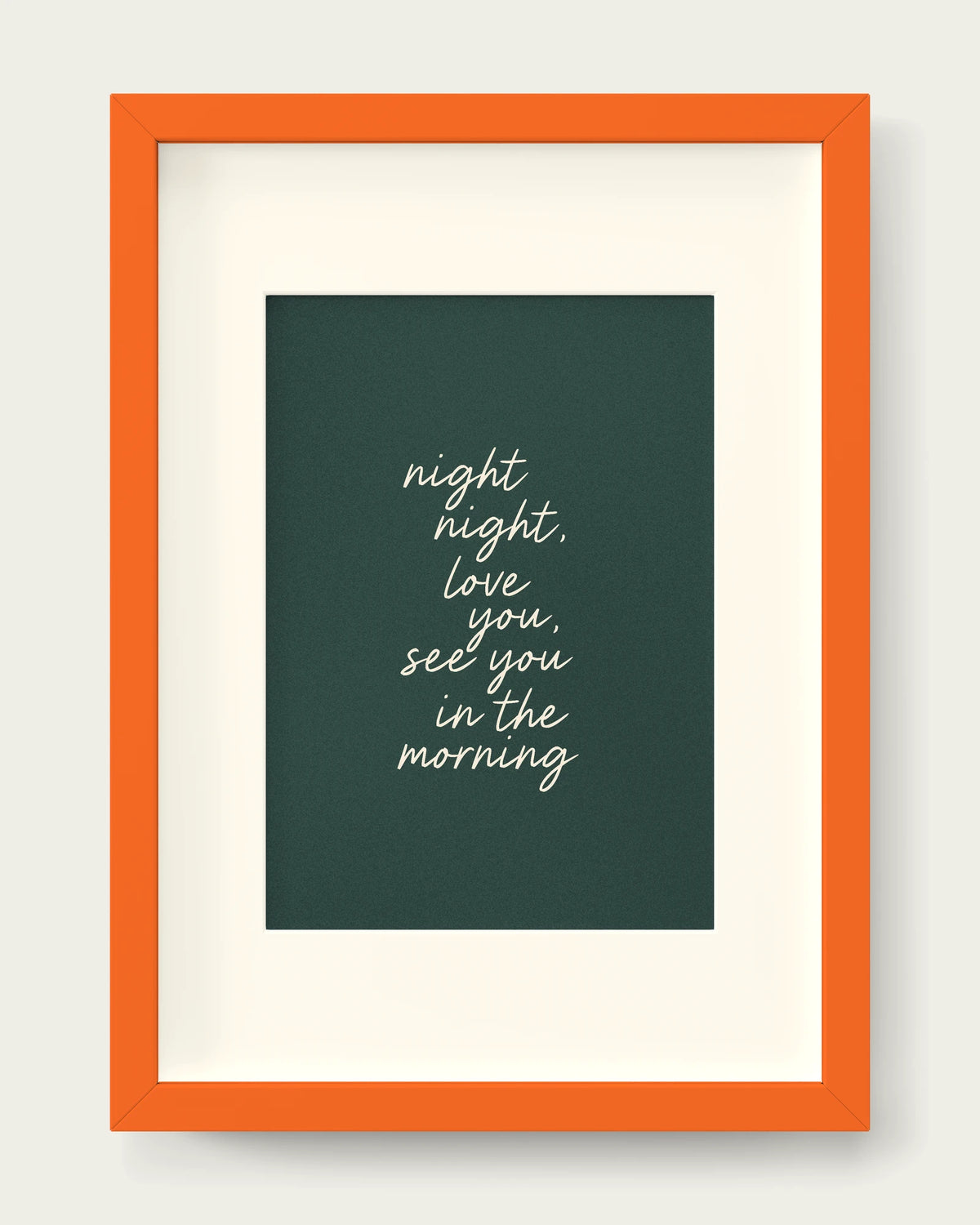 Forest-Green/Orange+mount