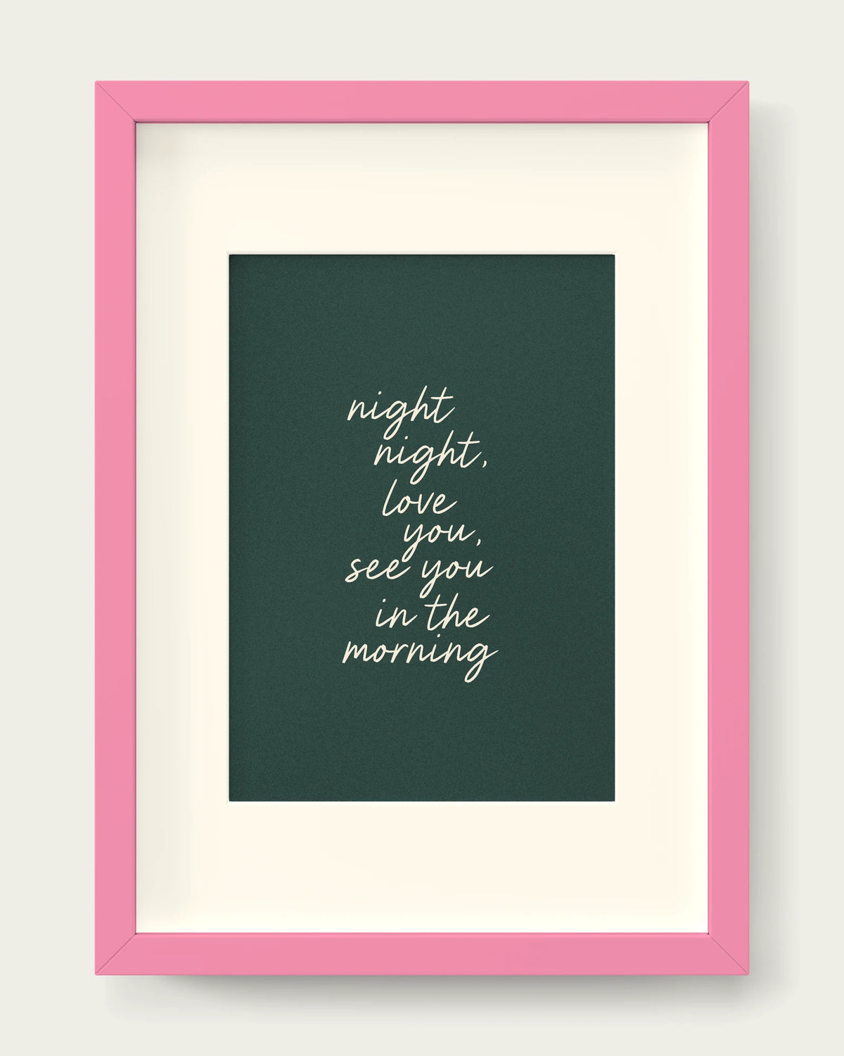 Forest-Green/Pink+mount
