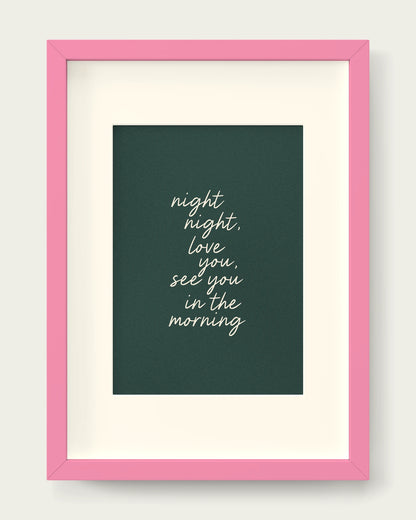 Forest-Green/Pink+mount