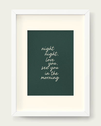 Forest-Green/White+mount