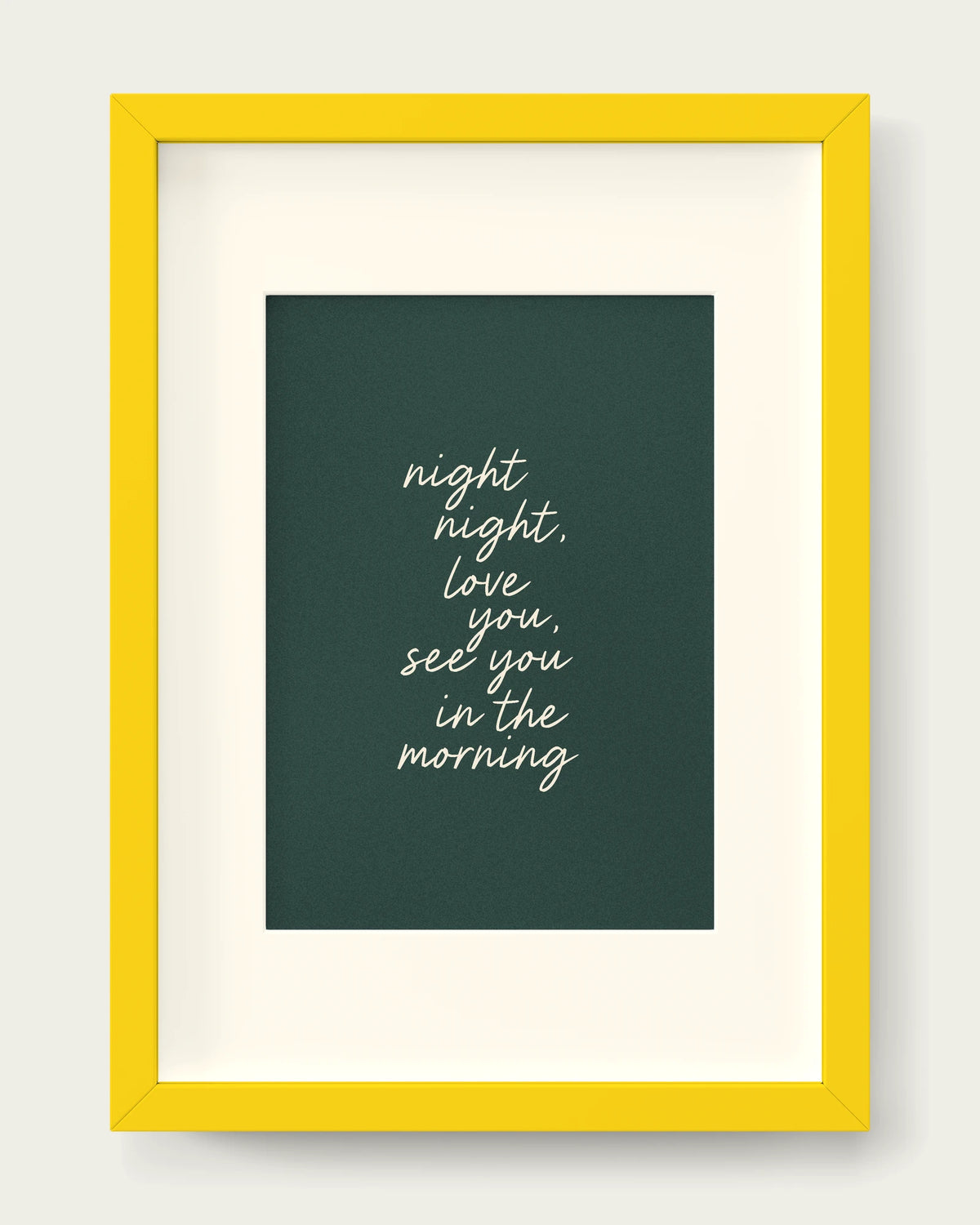 Forest-Green/Yellow+mount