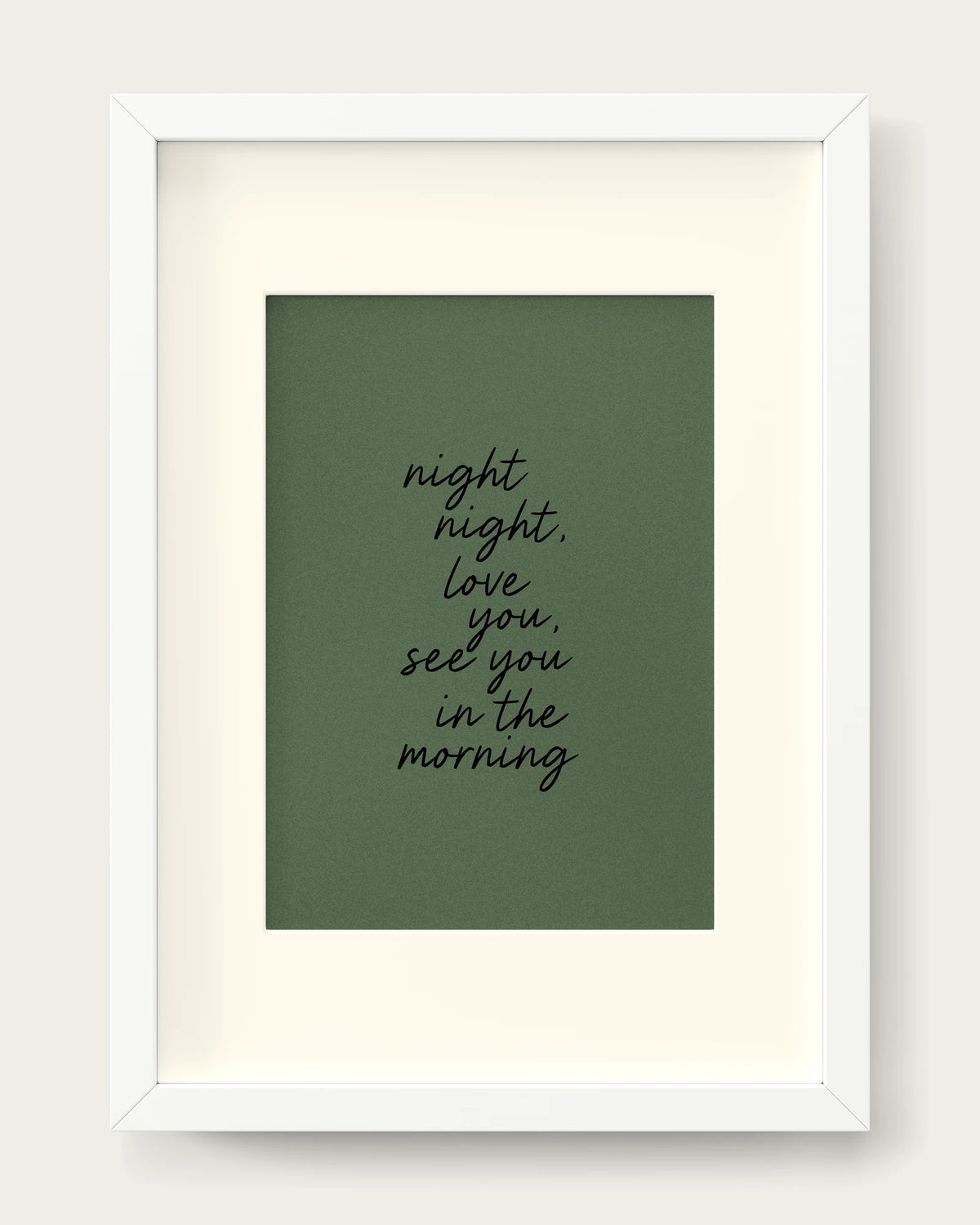 Olive-Green/White+mount
