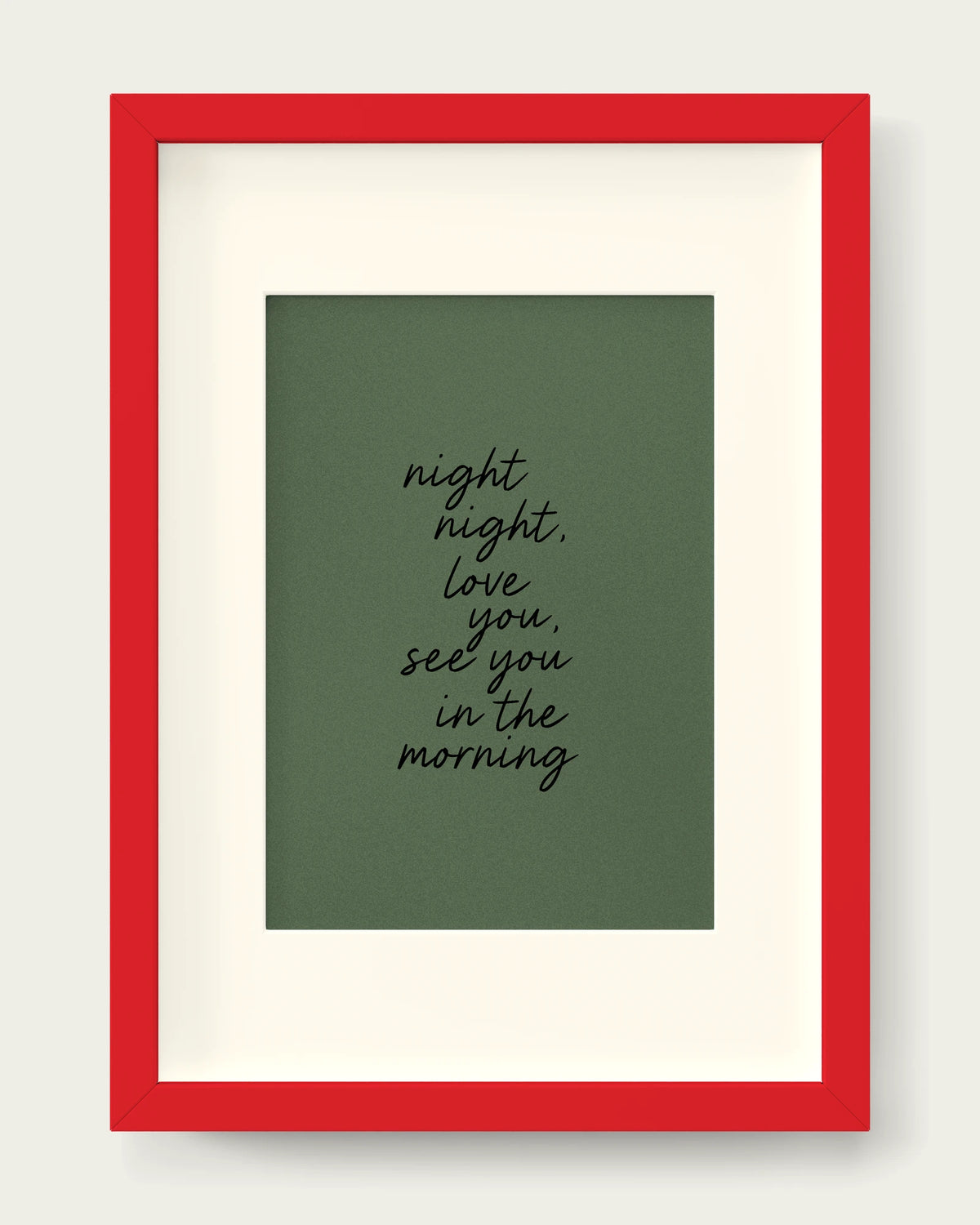 Olive-Green/Red+mount