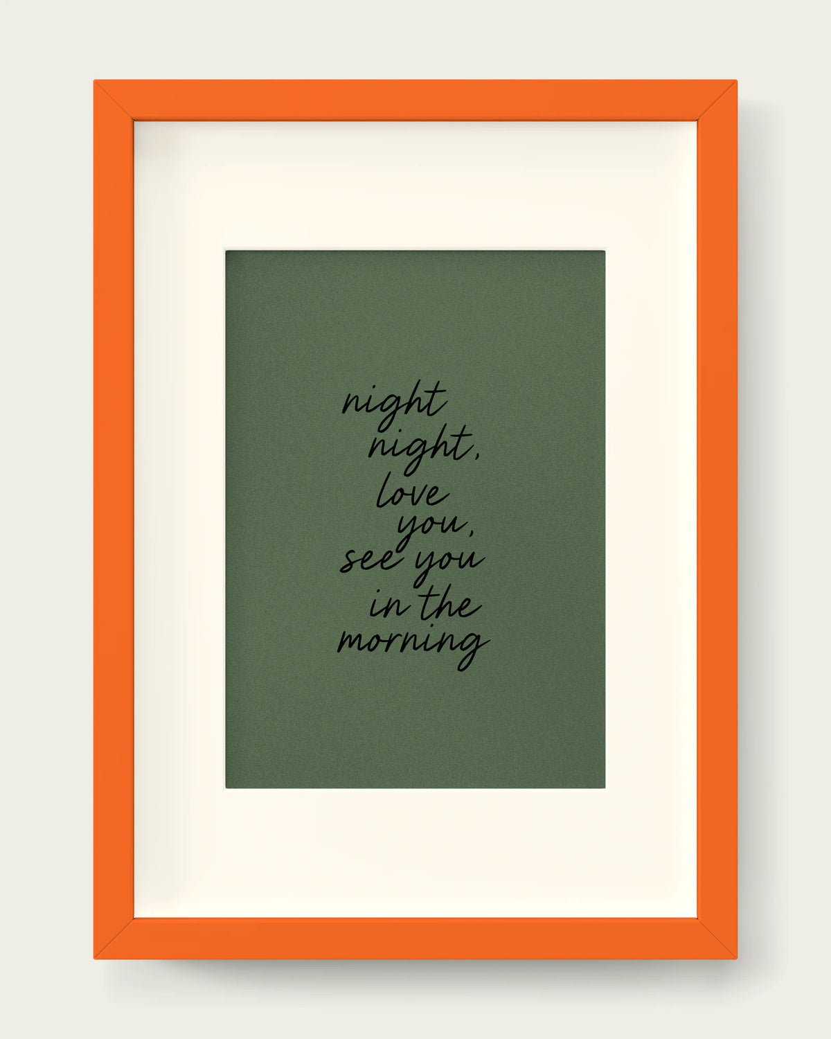 Olive-Green/Orange+mount