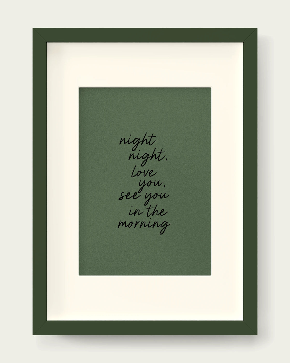 Olive-Green/Dark Green+mount