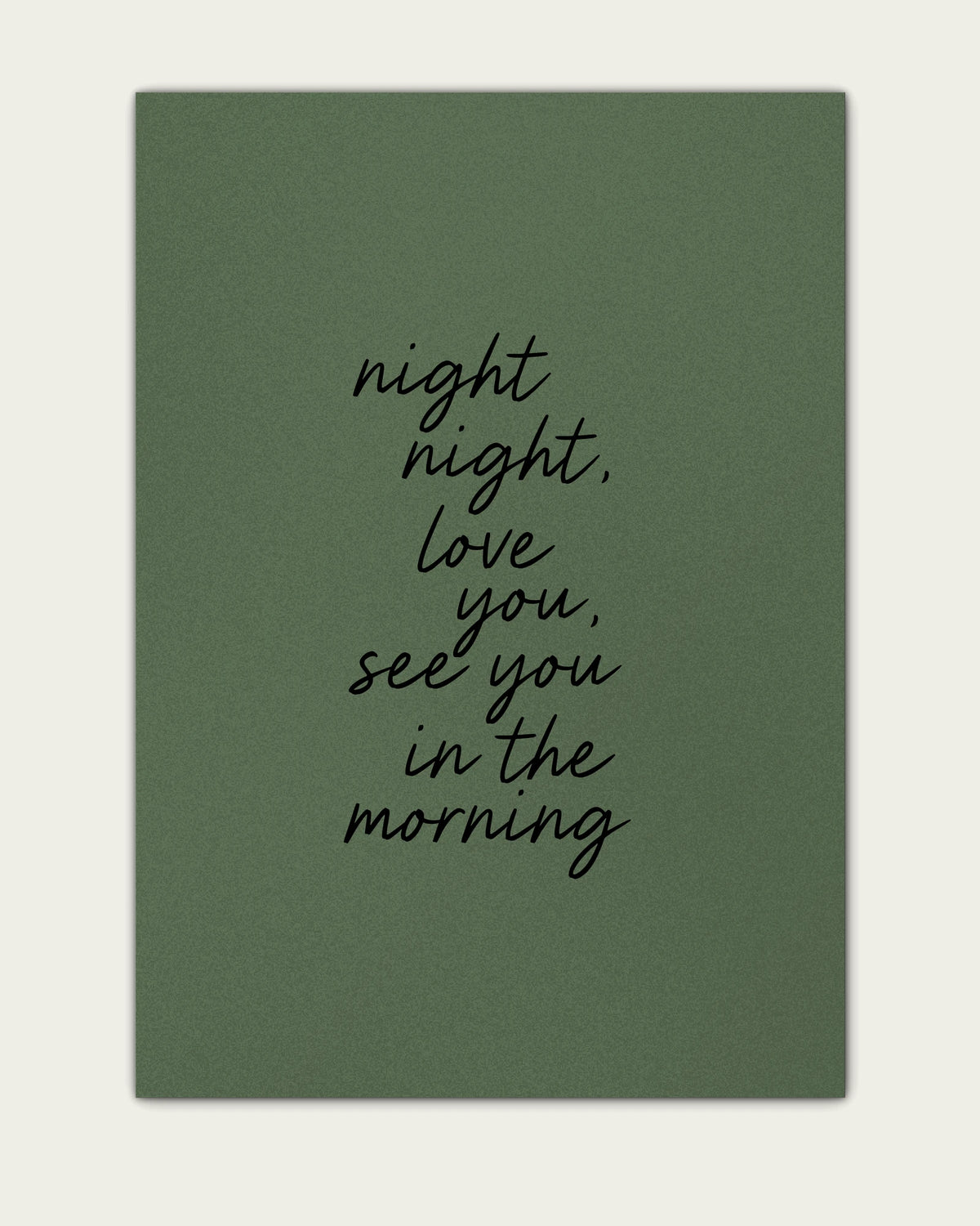 Olive-Green/Unframed