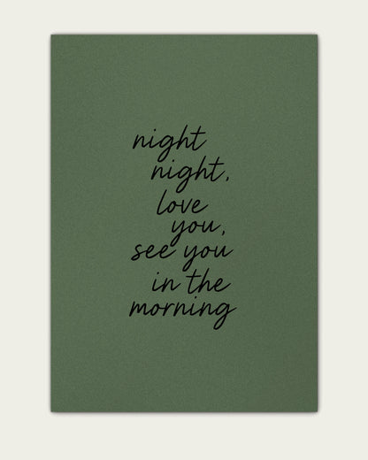 Olive-Green/Unframed