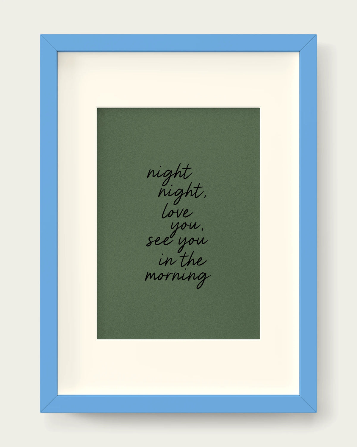 Olive-Green/Sky Blue+mount