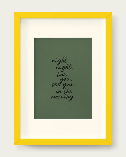 Olive-Green/Yellow+mount