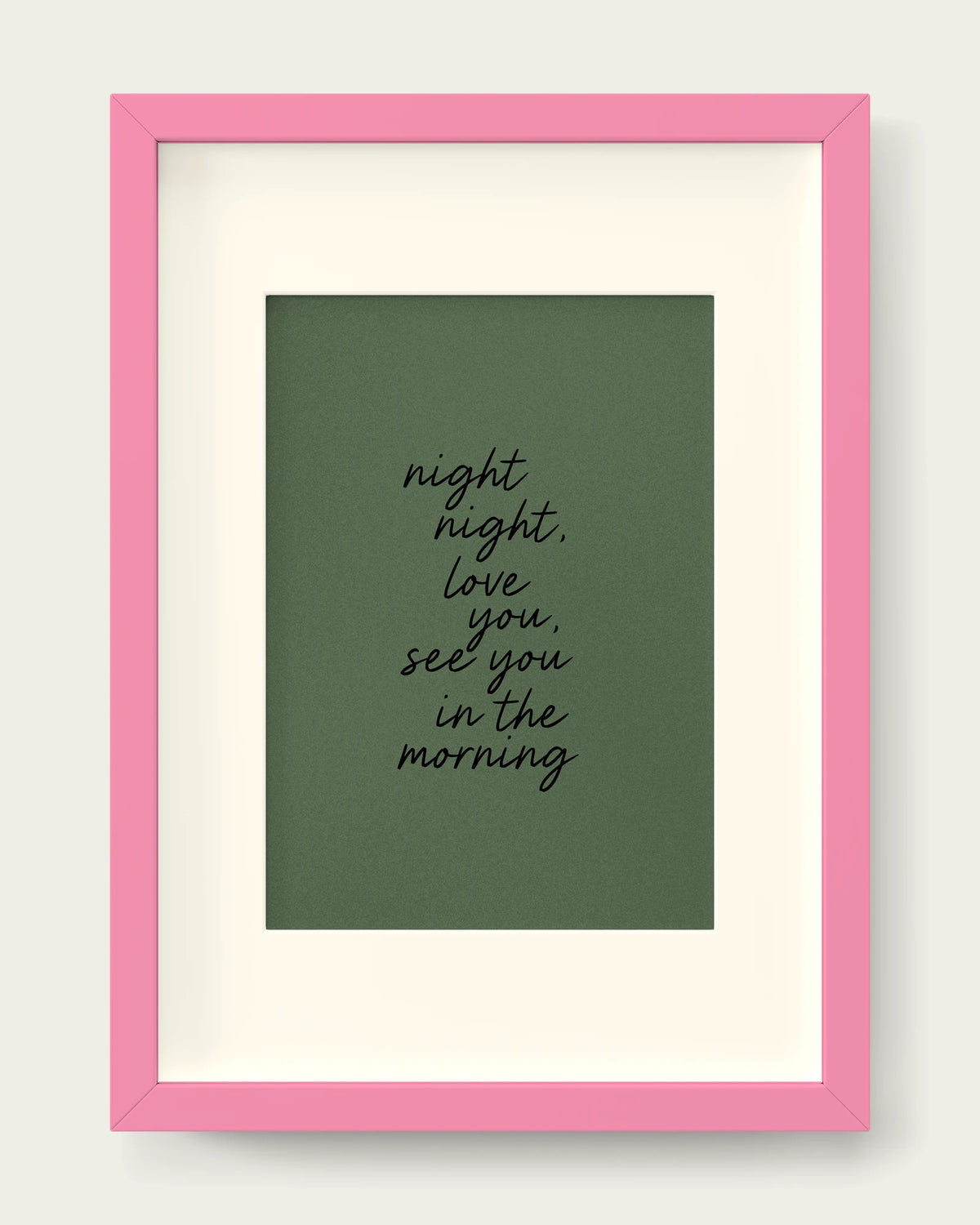 Olive-Green/Pink+mount