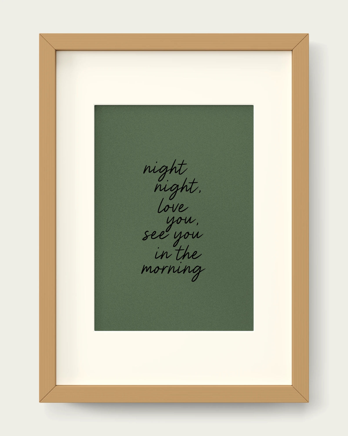 Olive-Green/Oak+mount