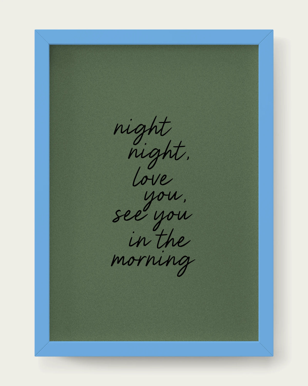 Olive-Green/Sky Blue