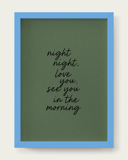 Olive-Green/Sky Blue