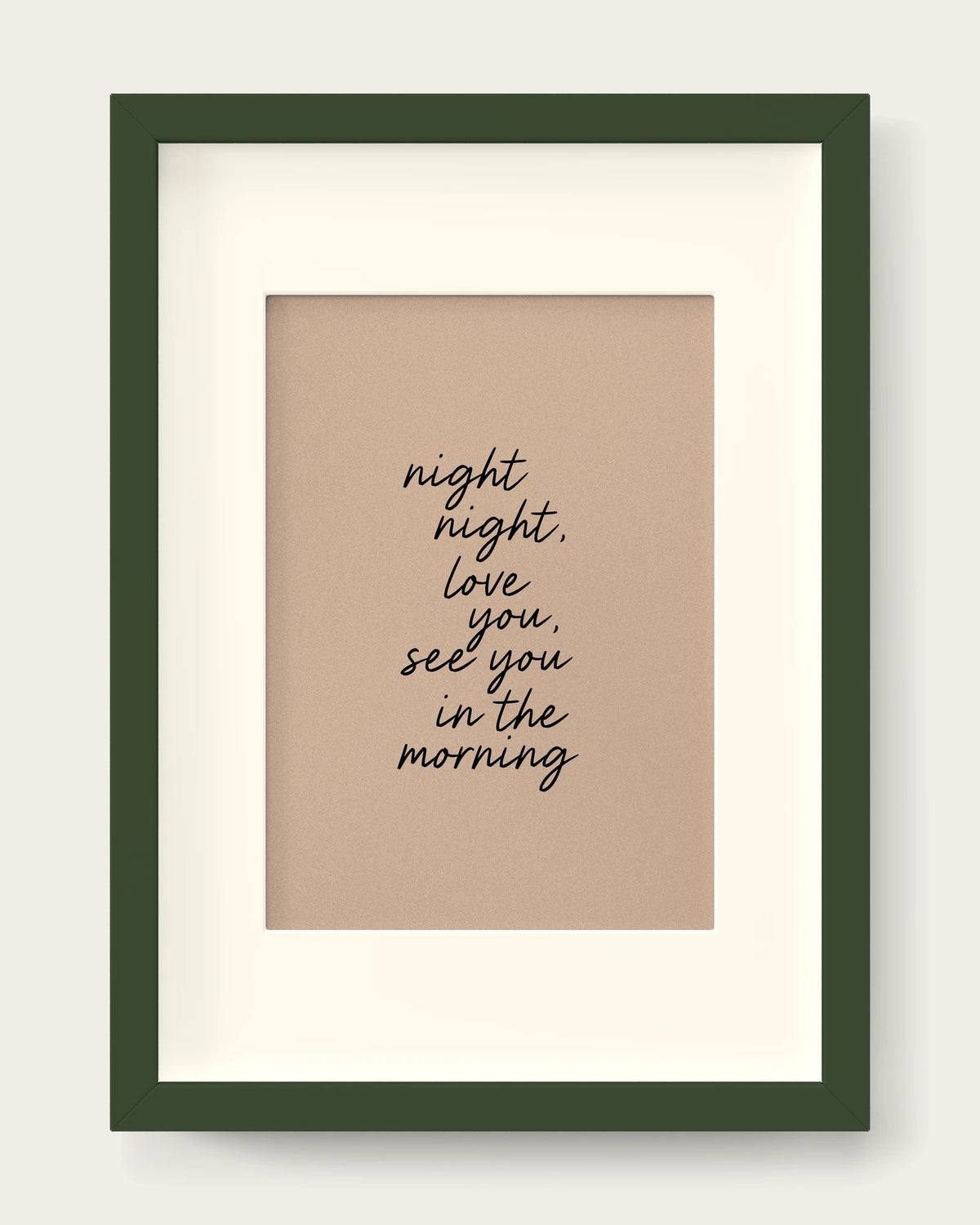 Toast/Dark Green+mount