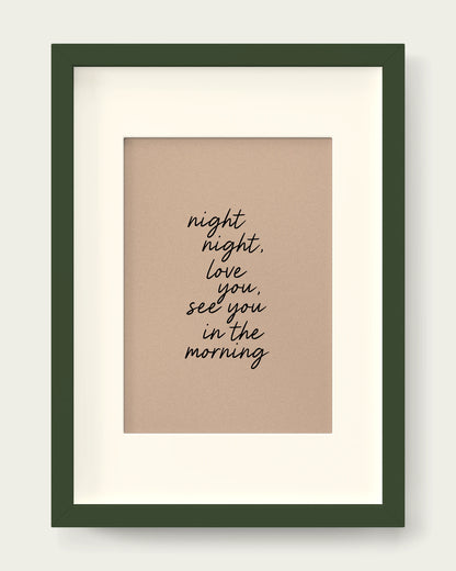 Toast/Dark Green+mount