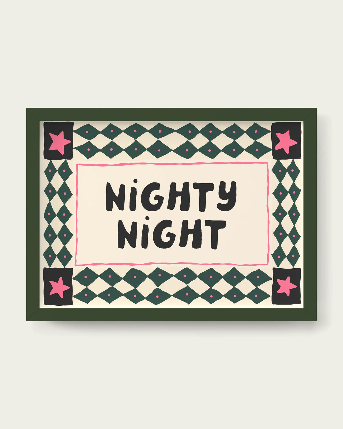 Forest-Green-&-Watermelon/Dark Green