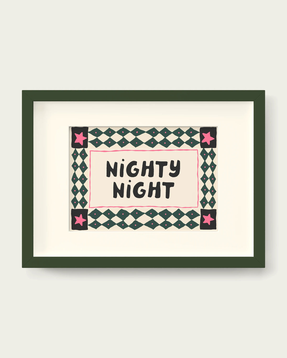 Forest-Green-&-Watermelon/Dark Green+mount