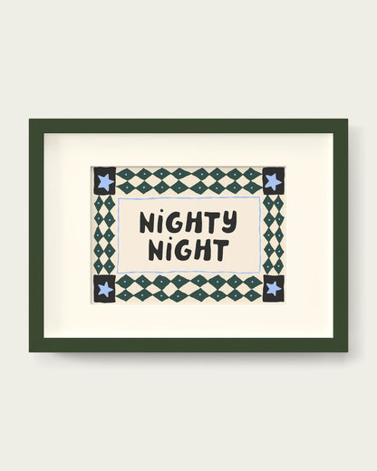 Forest-Green-&-Cornflower/Dark Green+mount