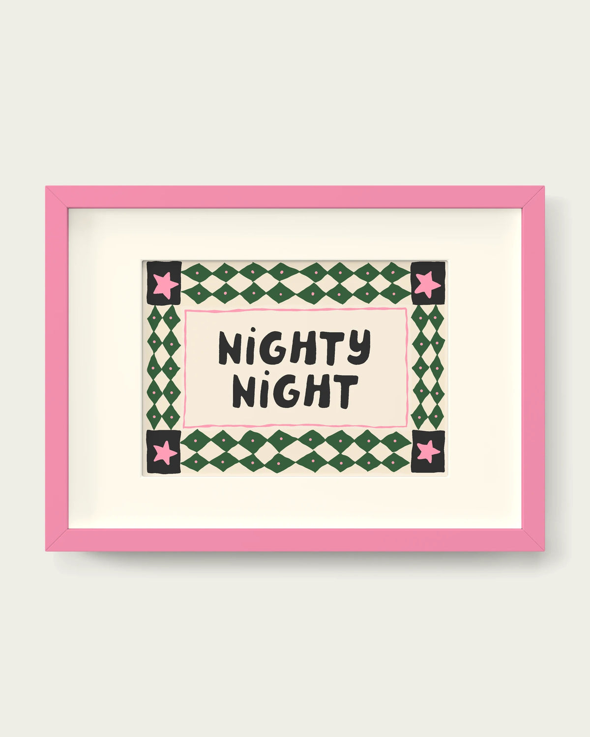 Hunter-Green-&-Blush-Pink/Pink+mount