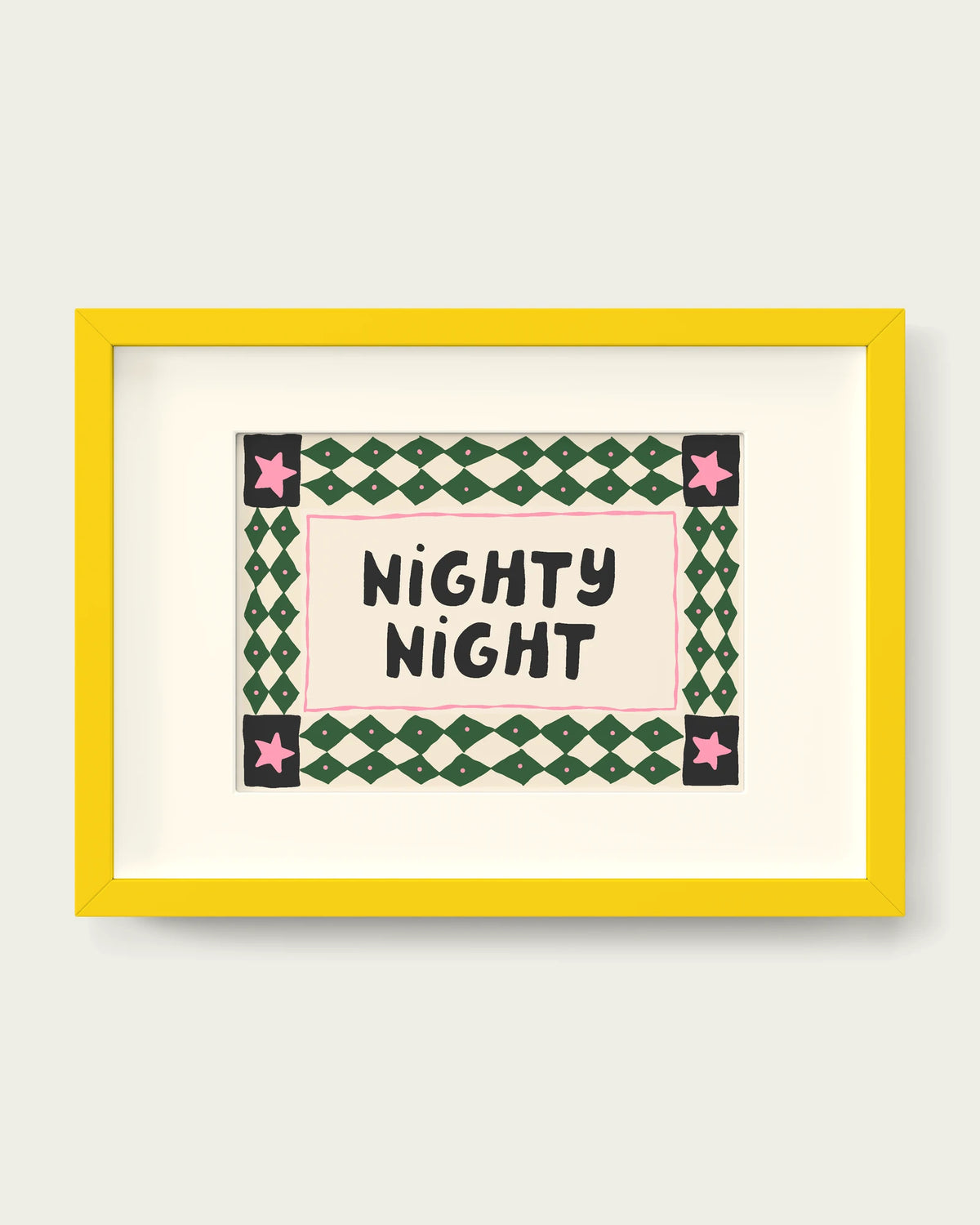 Hunter-Green-&-Blush-Pink/Yellow+mount