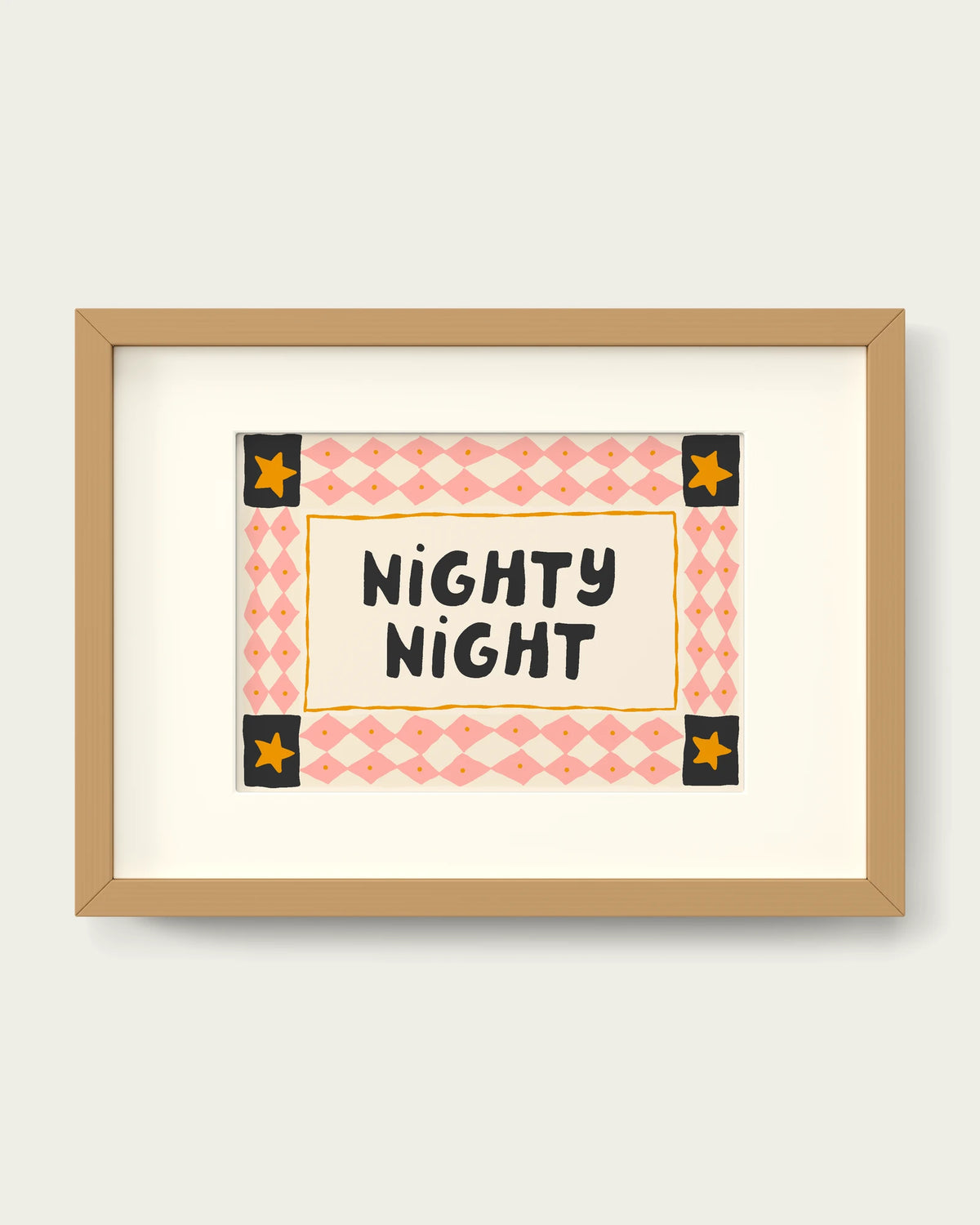 Peach-&-Charcoal/Oak+mount