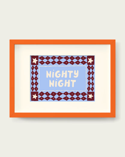 Plum-&-Cornflower/Orange+mount