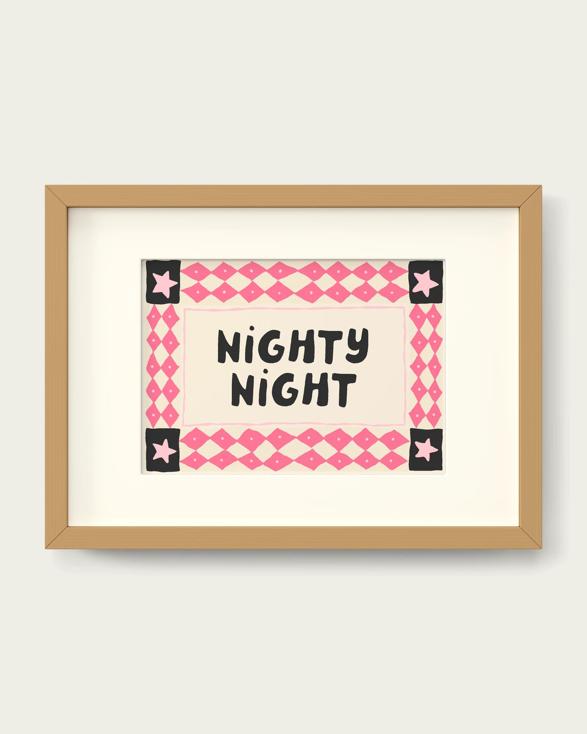Watermelon/Oak+mount