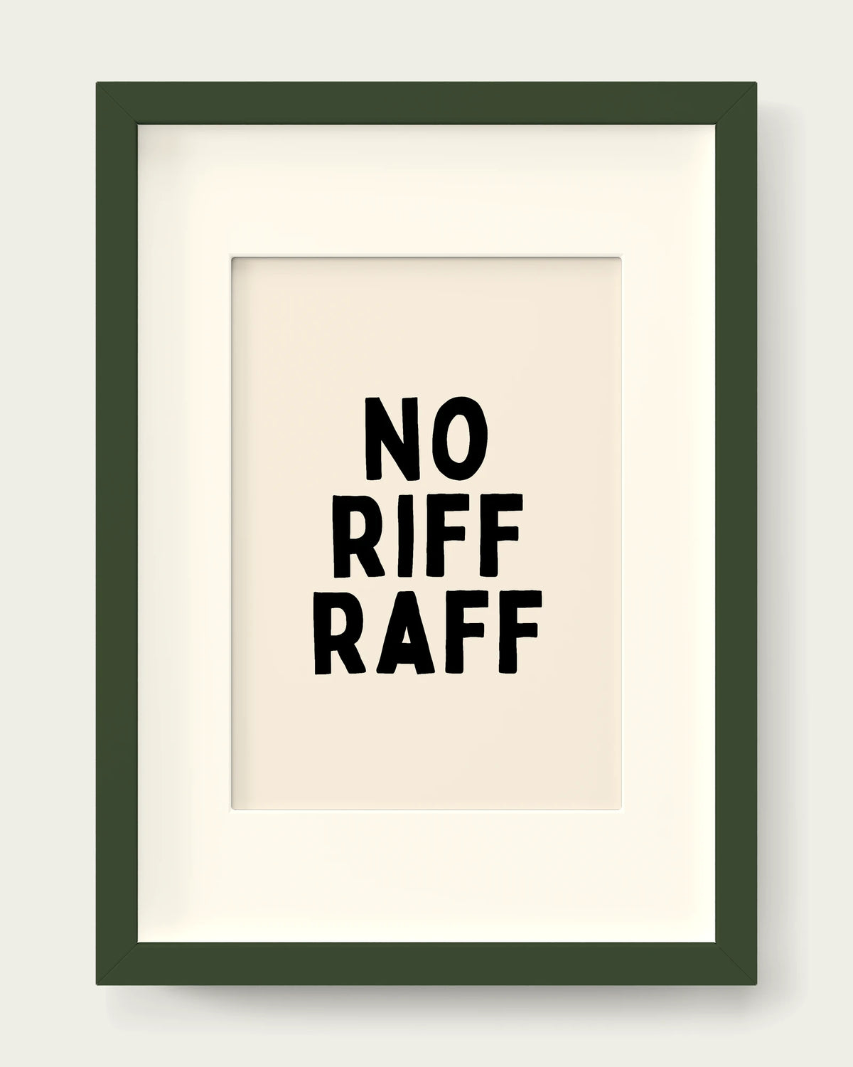 Black-&-Cream/Dark Green+mount