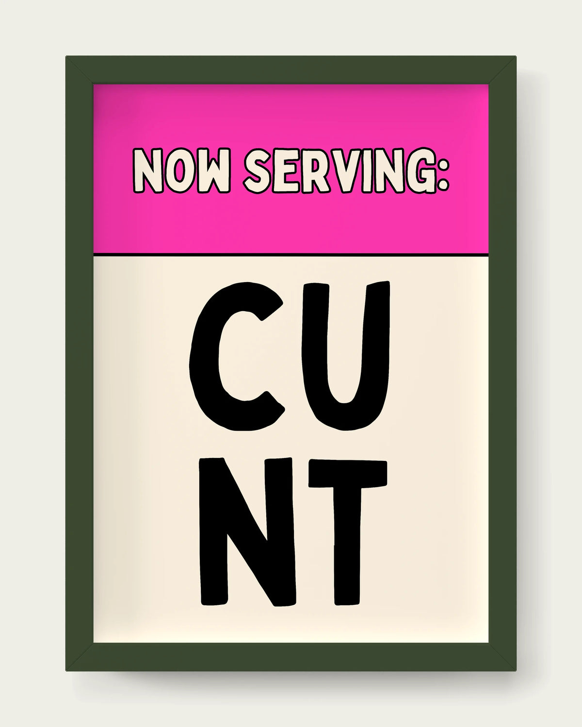 Hot-Pink/Dark Green